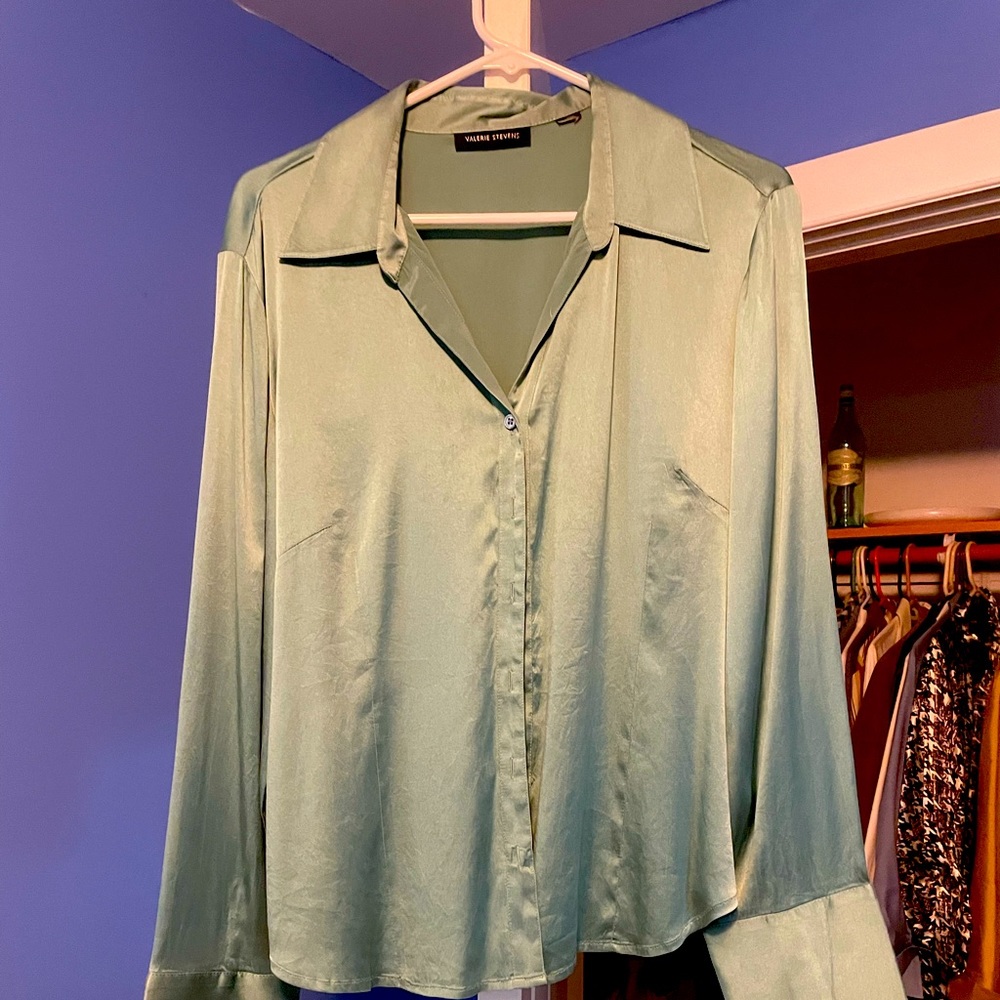 Beautiful Light blue button down shirt